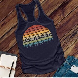 Flock and Feathers Be Kind Tank S